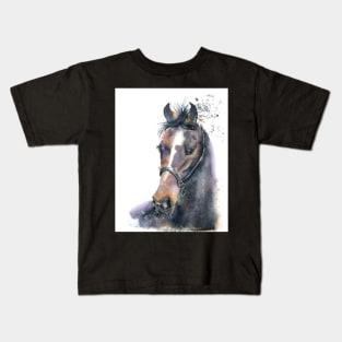 Horse portrait Kids T-Shirt